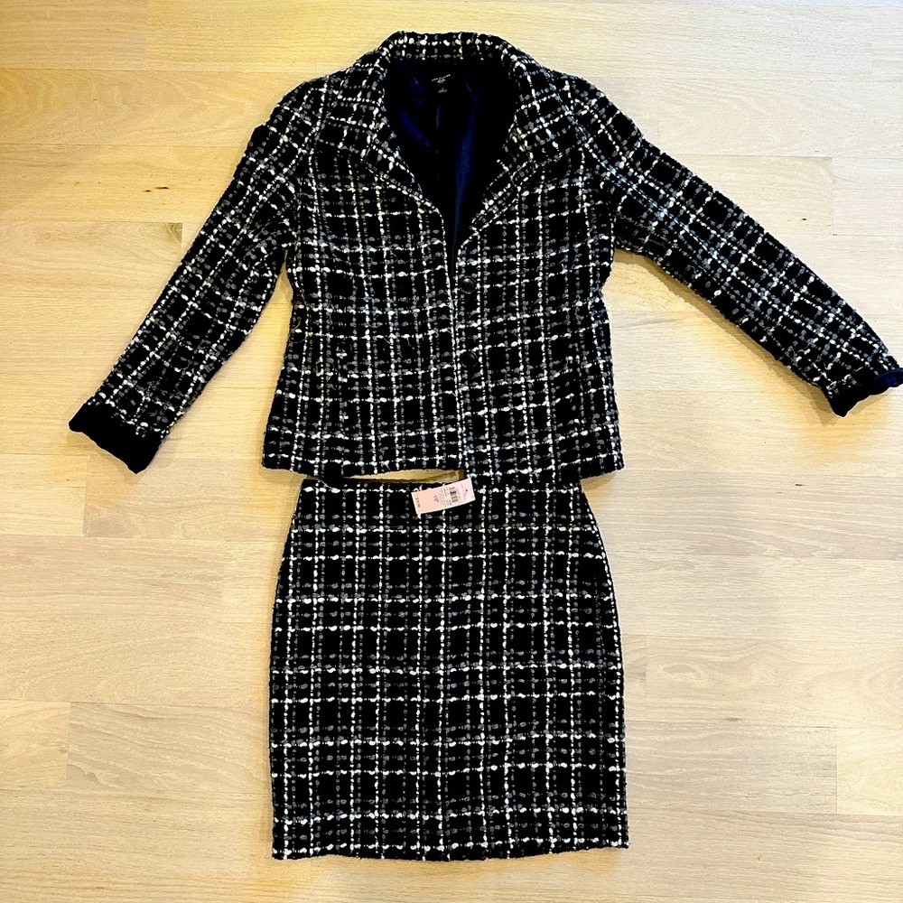 Tweed Skirt Suit